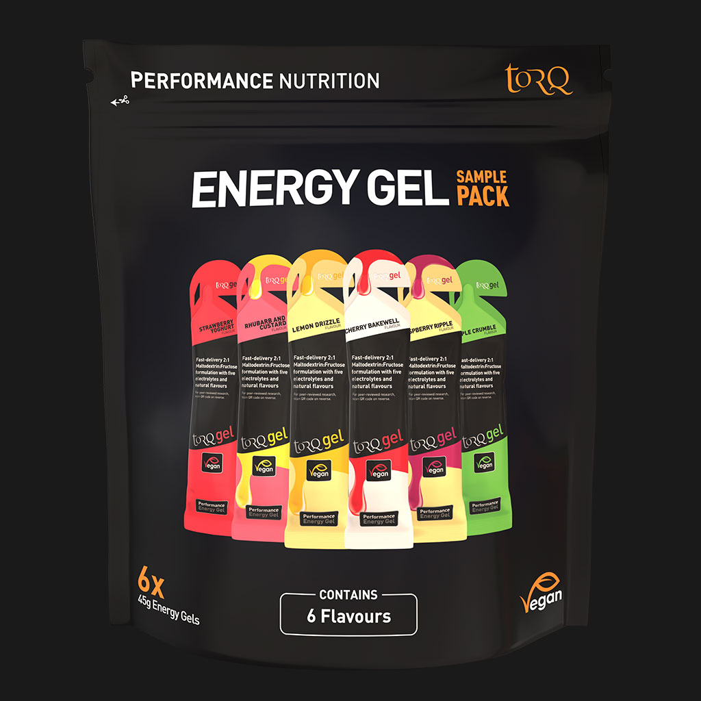 TorQ Fitness TORQ 6 Energy Gel Sample Pack | Extra 10% off with our exclusive code ’AFCB10’ | FREE Delivery on ALL UK orders 