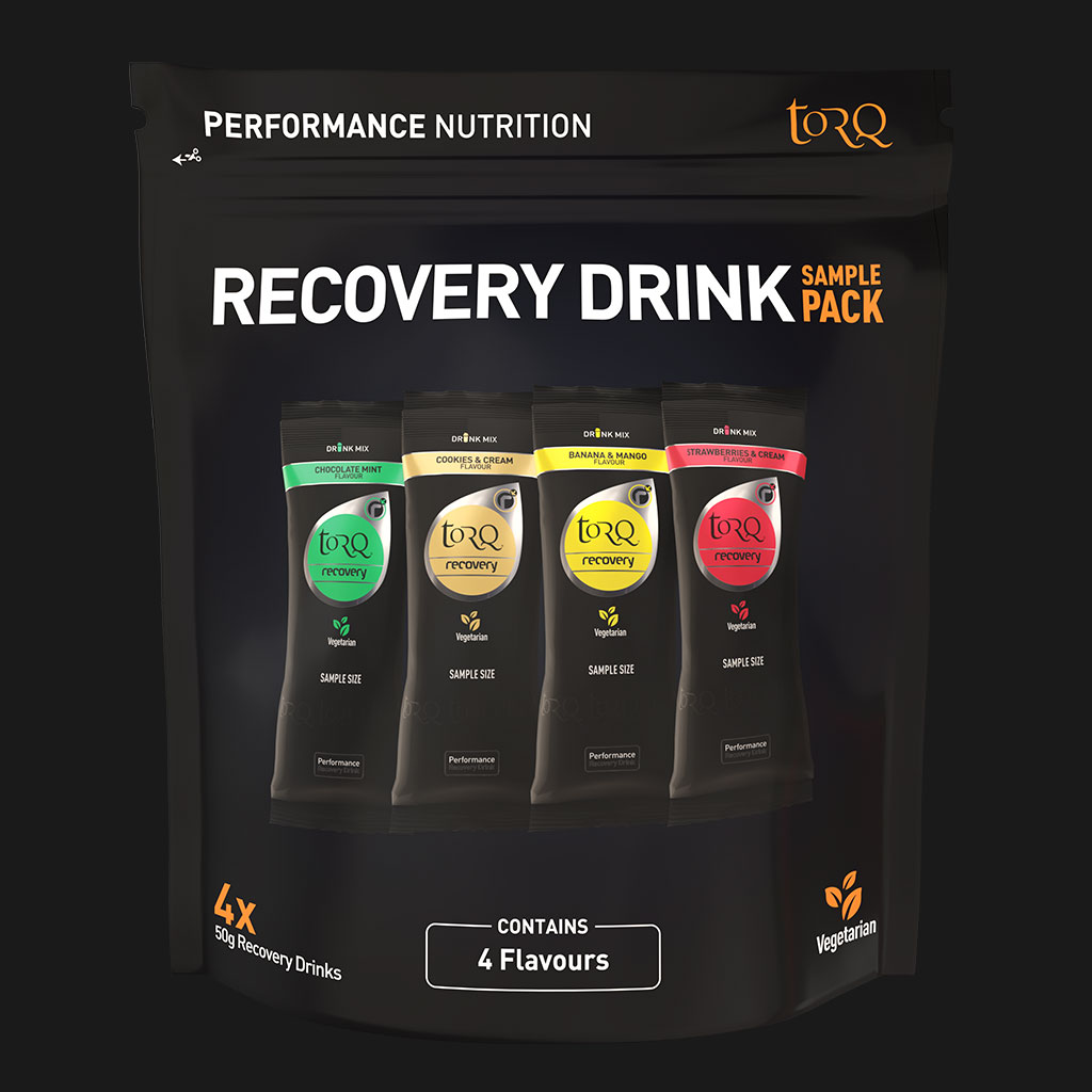 TorQ Fitness TORQ 4 Recovery Drink Sample Pack | Extra 10% off with our exclusive code ’AFCB10’, Multibuy savings to 20% & FREE Delivery on ALL UK orders