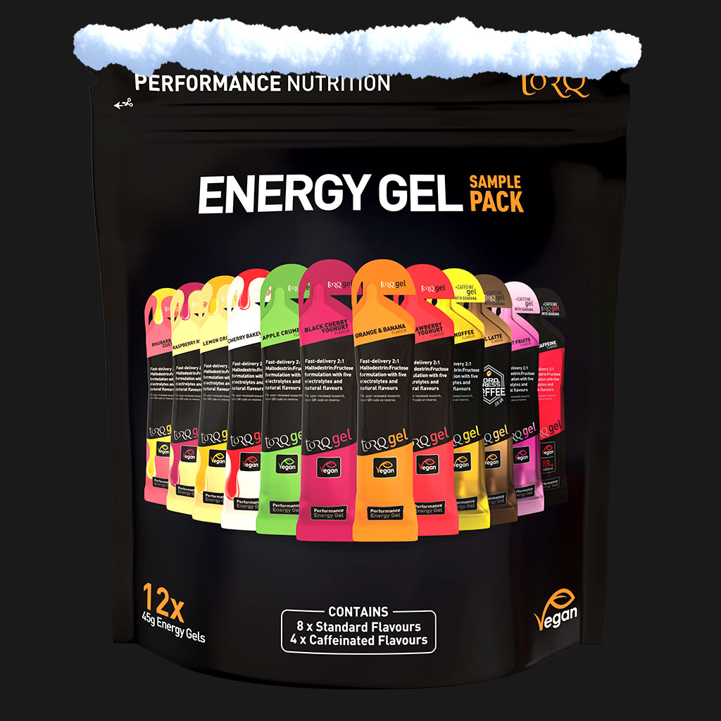 TorQ Fitness TORQ 12 Energy Gel Sample Pack | Extra 10% off with our exclusive code ’AFCB10’, Multibuy savings to 20% & FREE Delivery on ALL UK orders