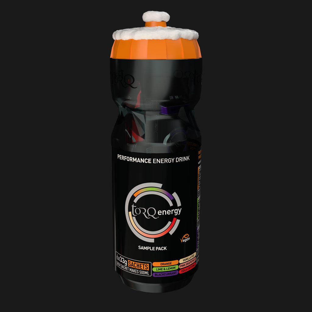 TorQ Fitness TORQ Energy 750ml Bottle x 6 Sachets | Extra 10% off with our exclusive code ’AFCB10’, Multibuy savings to 20% & FREE Delivery on ALL UK orders